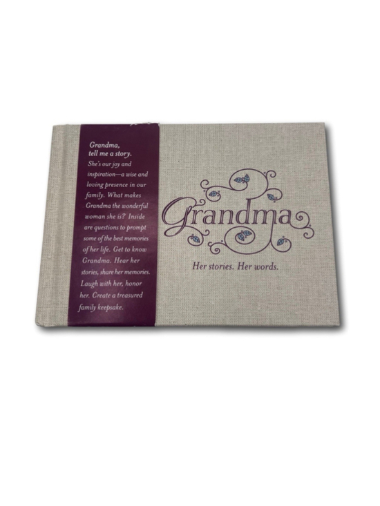 Unbranded Other - Grandma Her Stories Her Words Hardcover Guided Keepsake Memory Journal